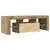 TV ormarić LED boja hrasta 120 x 36,5 x 40 cm konstruirano drvo