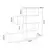 Hanah Home Polica 120x109x19,5cm Bela