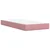 Vidaxl Box spring postelja z vzmetnico roza 80x200 cm žamet