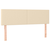 vidaXL Box spring postelja z vzmetnico krem 140x200 cm blago