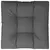 Jastuk za palete antracit 80 x 80 x 12 cm od tkanine