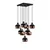 OPVIQ Yildo 6893 Visilica, E27, 9x40W, IP20, Crna