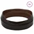 vidaXL Usnjeni trak Temno rjava 200 x 3,5 cm Usnje