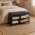 Hanah Home cipelarnik Lotus, 30 cm, antracit