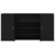 Recepcijski stol crni hrast 200x50x103,5 cm inženjerski drvo