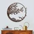 Wallity Zidna dekoracija Rusty Tree, 66x68 cm, Braon