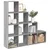 Pregrada/regal za knjige 4razina sonoma 131,5x29x131,5cm drveni