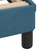 Krevet s madracem Dover plavi 140x190 cm baršunasti