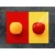 shumee Steklena zaščitna plošča za štedilnik 70x52 Fruit