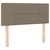 Vidaxl Box spring postelja z vzmetnico taupe 90x200 cm blago