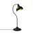 Opviq Stona lampa E27 Socket, Crno-Zlatna