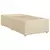 vidaXL vidaXL Box spring postelja z vzmetnico krem 80x200 cm blago, (21290904)