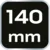 shumee Precizni stranski ščipalniki 140 mm