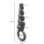 ToyJoy Buttocks The Screw Metallic Silicone Plug Grey