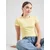 VERO MODA Majica VMCHLOE svetlo rumena