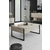 HANAH HOME Set za dnevnu sobu Luxe Set Travertine Black