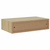 Zidna polica s ladicama hrast i bijela 40x23,5x10 cm MDF