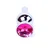 Jewellery Silver BUTT PLUG- Pink