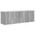 TV zidni ormar Zidne 2 pcs Siva Sonoma 59,5 x 31 x 40 cm