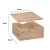POLICA SA FIOKOM 31X15X31CM DRVO NATURAL- JJA