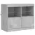 Komoda s LED svjetlima siva boja betona 81x37x67 cm