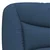 Vidaxl Vzglavna stranica modra 100 cm blago