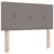 vidaXL Postelja boxspring z vzmetnico Taupe 90 x 200 cm Blago