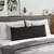 Jastučići za sofu 2 pcs Crna 120 x 40 cm tkanina