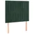 Krevet box spring s madracem LED tamnozeleni 80 x 200 cm baršun