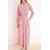 Trendyol Modest Ženska haljina Tctss26Eb00092, Crveno-bela