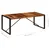 Vidaxl Jedilna miza 200x100x75 cm trden palisander