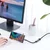 UGREEN Adapter USB-C na HDMI 2.0 4K 60Hz Thunderbolt 3 sive barve