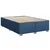 Vidaxl Box spring postelja z vzmetnico modra 140x200 cm blago