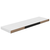 Plutajuće zidne police 4 kom sjajne bijele 90x23,5x3,8 cm MDF