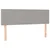 vidaXL Box spring postelja z vzmetnico svetlo siva 140x200 cm blago