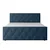 Livetastic BOXSPRING POSTELJA 180 cm  x 200 cm , les, kovina, umetna masa, tekstil modra