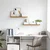Polica na zidu 2 pcs Smeđa 90 x 23,5 x 4 cm Konstruirano drvo