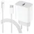 CO2 HITR POLNILNIK CUBE USB-C 20W USB TIPA C + KABEL LIGHTNING ZA IPHONE 3M