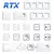 shumee Stenska vtičnica USB modul 2x 3A RTX SH sistem