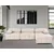 Atelier del Sofa Ugaona garnitura Doblo 105x80x315cm Svetlobraon