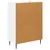 Ormar s ladicama Bijela visokog sjaja 66 x 34,5 x 89,5 cm