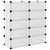 Stalak za cipele prozirni 84 x 32 x 88,5 cm PP