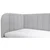 MID.YOU OBLAZINJENA POSTELJA 90 cm x 200 cm , les, tekstil, leseni material siva