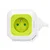 Podaljšek 4xE + 2xUSB 1,4m limeta