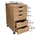 Hanah Home Komoda Atlas 1600-62, 40x77,4x55 cm, Braon