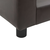 Sofa za pse smeđa 60 x 43 x 30 cm od pliša i umjetne kože