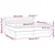 Vidaxl Box spring postelja z vzmetnico krem 200x200 cm blago