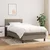 Vidaxl Box spring postelja z vzmetnico taupe 100x200 cm blago