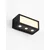 INGA ZIDNA LAMPA LED 3000K 875lm  IP65 CRNA