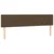 Vidaxl Box spring postelja z vzmetnico temno rjava 180x200 cm blago